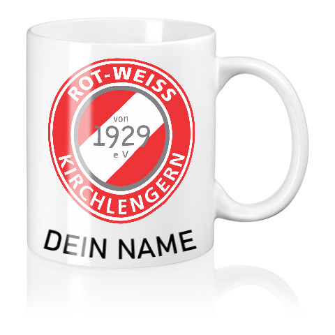 Tasse FC Rot-Weiß Kirchlengern e.V. individuell